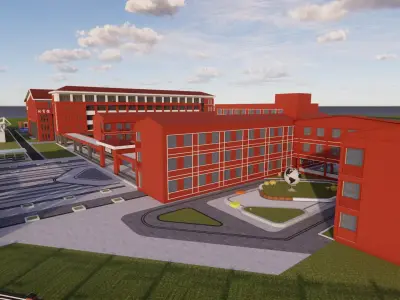 University School-B4 3D model