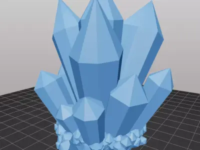 Crystal 3D print model buy