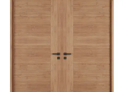 Entrance door set219 3D model