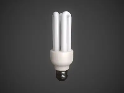 Bulb Lamp Light Low-poly 3D model