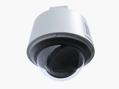 Street Camera NYPD CCTV 3D model