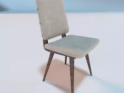 CAMILLE DINING CHAIR 3D model