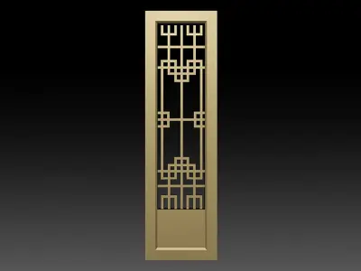 Window Grill Base Mesh Vol 1  Low-poly 3D model