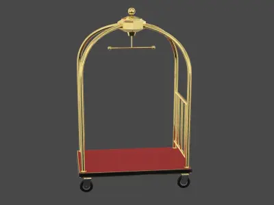 Hotel Cart 02 3D model