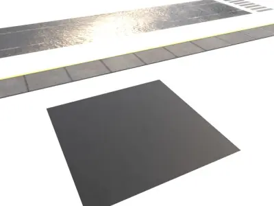 Street Roads Collection 3D model