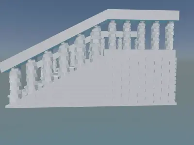 Minimalist Staircase Interior Design 3D print model