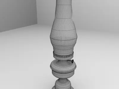 Oil Lamp 3D model