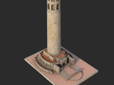 Coit Tower 3D model