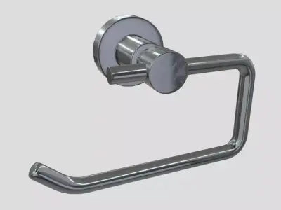 Toilet Roll Holder Low-poly 3D model