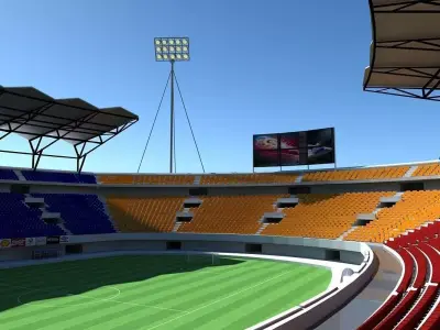 Football Stadium  3D model
