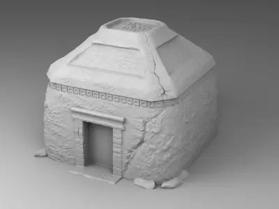 Temple of Maya 3D print model