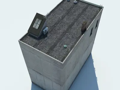 NYC Building Low-poly 3D model 2