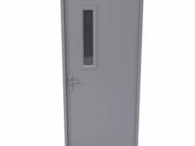 Corridor door pbr  Low-poly 3D model
