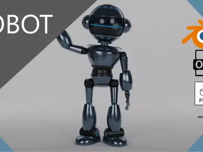 Robot 3D model 36