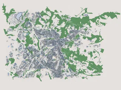 Perugia City Italy 3D model