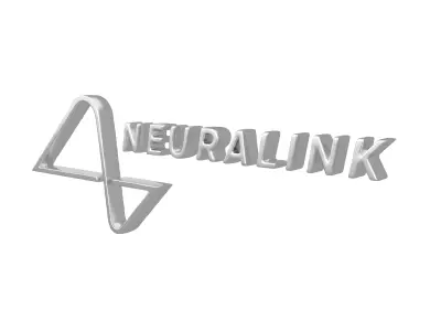 Neuralink Logo v2 006 Free low-poly 3D model