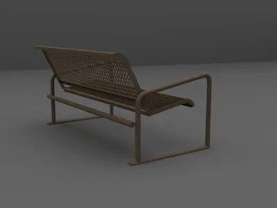 Bench chair 3D model