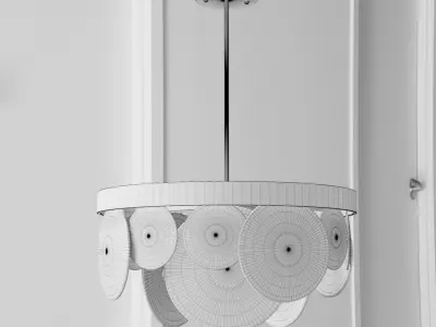 Chandelier Glassy by Romatti 3D model