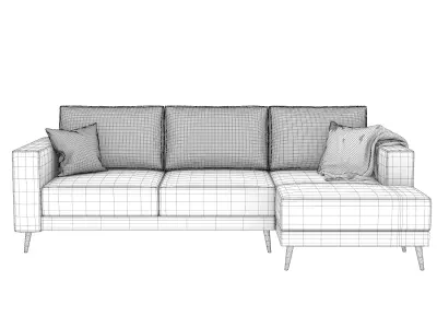 Corner sofa 3D model get
