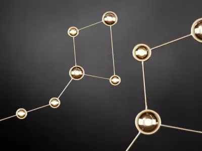 Constellation Ursa Minor Ceiling Sconce 3D model