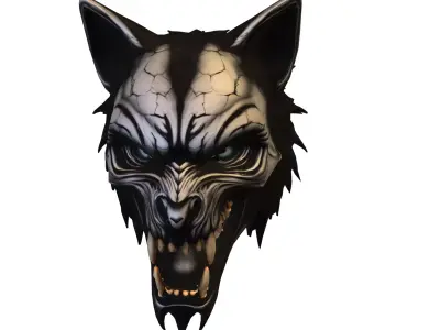 Mask sinister pack Low-poly 3D model