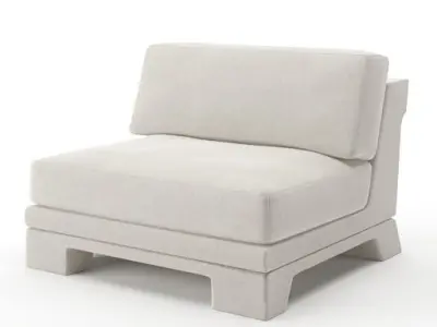 Patt Sofa by Charles Tassin - Pierre Frey  3D Model Pack