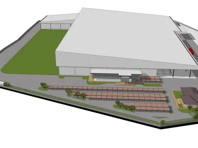 Factory layout -04 3D model