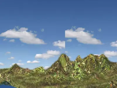 Terrain 3D model purchase