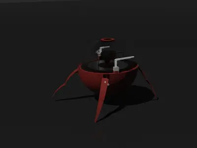 The Creature Within Low-poly 3D model