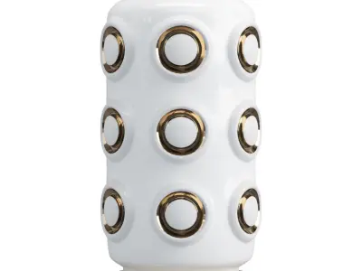 Contemporary Dots Ceramic Table Lamp 3D model