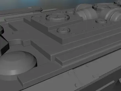 Spaceship 3D model 28