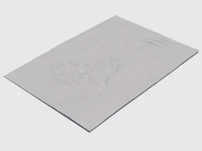 Brick Patch-3D Scan 3D model