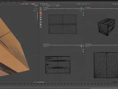 CYBERPUNK COLLECTION CARDBOARD BOX 3D model