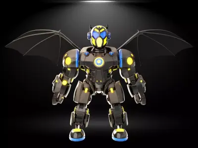 Bat Robot 3D model