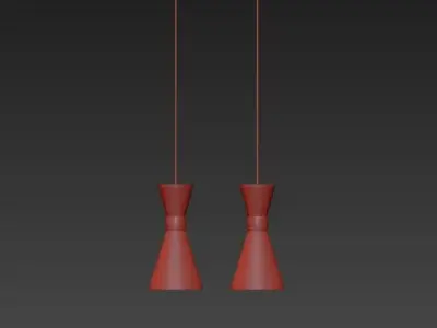 Delightfull pendant lamp 3D model