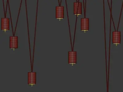 Match 2 pendant lighting 3D model