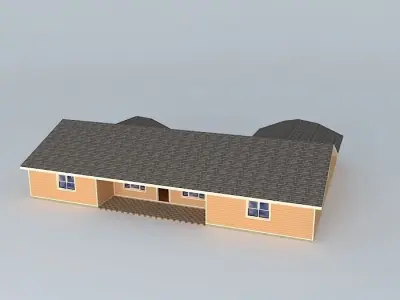 Modern House Free 3D model 4