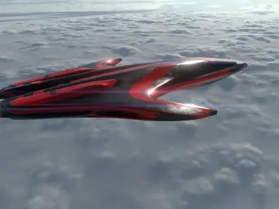 Explorer Spaceship 3D model