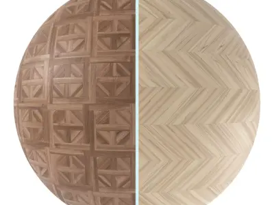 Parquet - Laminate - Wooden floor 2 in 1 3D model purchase