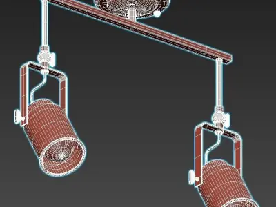stilfort-neider-3015-02-02p two light track fixture 3D model