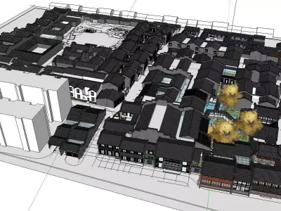 vacation spot-Resort-Fashion Leisure Hotel-0116 3D model