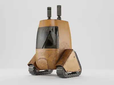 SCI-FI ROBOT 3D model 2