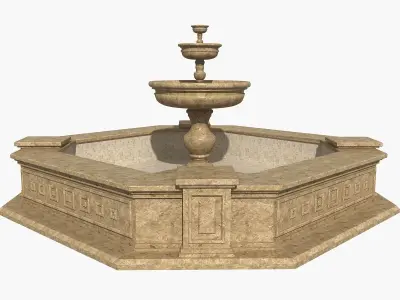 Fountain 07 3D model
