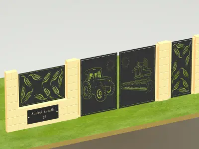 DXF Pack GATES-32 models 3D model