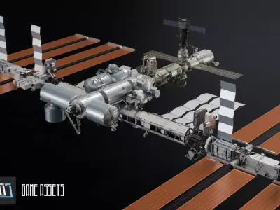 NASA International Space Station 3D model