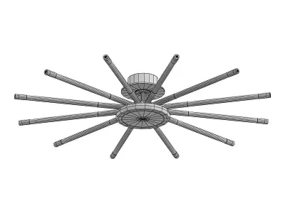 dunkel spider ceiling light 3D model