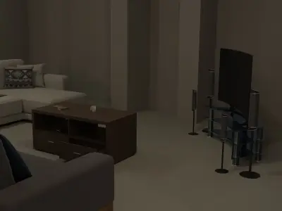 4 Bedroom Base Single Floor House 3D model