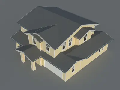 Generic House 002 3D model