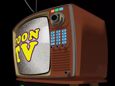 Toon TV 3D model