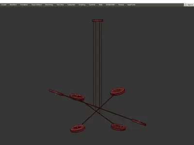 COUPLE BLACK Low-poly 3D model